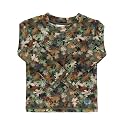 RUGGEDBUTTS Boys Rash Guard Top - Long Sleeve Swim Shirt UPF 50+