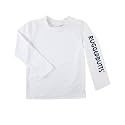 RUGGEDBUTTS Boys Rash Guard Top - Long Sleeve Swim Shirt UPF 50+