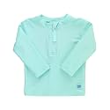 RUGGEDBUTTS Boys Rash Guard Top - Long Sleeve Swim Shirt UPF 50+