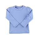 RUGGEDBUTTS Boys Rash Guard Top - Long Sleeve Swim Shirt UPF 50+
