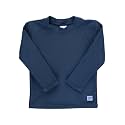 RUGGEDBUTTS Boys Rash Guard Top - Long Sleeve Swim Shirt UPF 50+