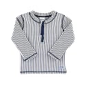 RUGGEDBUTTS Boys Rash Guard Top - Long Sleeve Swim Shirt UPF 50+