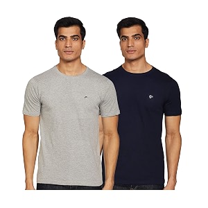 Ruggers Mens Solid Slim Fit T-Shirt