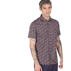 Ruggers Mens Solid Fitted Shirt