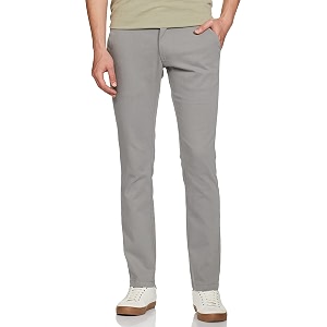 Mens Slim Fit Casual Trouser