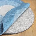 RUGPADUSA - Basics - 6' Round - 1/2" Thick - 100% Felt - Protective Cushioning Rug Pad - Safe for All Floors and Finishes Including Hardwoods