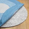RUGPADUSA - Basics - 8' Round - 1/4" Thick - 100% Felt - Protective Cushioning Rug Pad - Safe for All Floors and Finishes Including Hardwoods