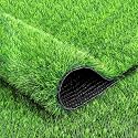 Artificial Grass Rug Carpet 2.5x50 Ft 25MM Customizable,Realistic Fake Grass Deluxe Turf Synthetic Turf Thick Lawn Pet Turf -Perfect for Indoor/Outdoor.