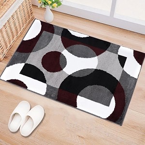 Rugshop Circles Modern Soft Living Room Bedroom