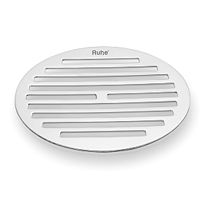 ruhe classic round floor drain  premium stainless steel floor drainjali  5 inches - pack of 1