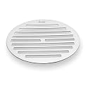 Ruhe® Classic Round Floor Drain Set of 1 | Premium Stainless Steel Floor Drain | 4 Inches - Silver
