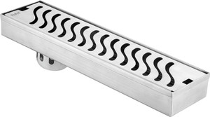 ruhe floor stainless steel push down strainer 30 cm set of 1