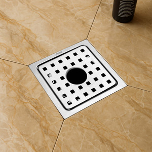 RUHE Floor Stainless Steel Push Down Strainer