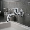 Ruhe® Liva Brass Faucet/Tap | Nozzle Bib Cock Faucet/Tap with Chrome Finish for Washing Machine and Garden Pipes