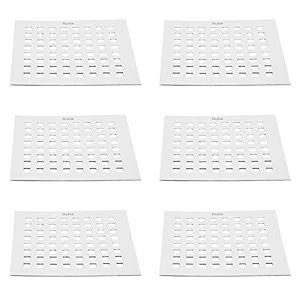 ruhe palo grating square floor drainer  5 x 5 inches stainless steel palo grating square floor drain pack of 1