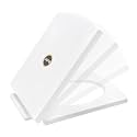 Ruhe® Exclusive Soft Close Oval Toilet Seat Cover -White | Quiet, Noise Proof Soft-Closing PVC Seat Cover for Western Commode