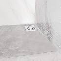 Ruhe® Square Neon Floor Drainer With Hole | Stainless Steel Square Neon Floor Drain | (5 x 5 inches) | (Pack of 1)