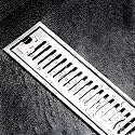 Ruhe® Vertical 32 × 5 Inches Floor Drainer | 304 Stainless Steel Vertical Shower Water Drain Channel/Waste Water Floor Drain | with Stainless Steel Trap and Side Hole | with Collar