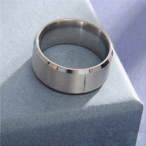 Ruhi Collection Stainless Steel Silver Titanium Thumb