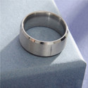 Ruhi Collection Stainless Steel Silver Titanium Thumb