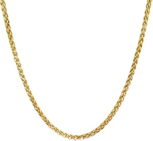 ruhi collection stylish golden links stainless steel chain for men gold-plated plated stainless steel chain