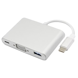 type c to vga adapter type c to vga hub amp usb 30 amp type c usb charging port 3 in 1 usb 31 type c vga for mackbook chromebook pixel sams0ng galaxy s8s9vgausb30atype c