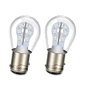 Ruiandsion Blue 1157 LED Bulb 24V, 1200LM for RV Boat Marine Trailer Indicator Lights, Non-polarity BAY15D Socket, Replaces 1157 2057, Enhanced Visibility