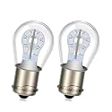 Ruiandsion Blue 24V LED Bulb 1156 BA15S, for Marine Boat RV Side Marker Corner Accent Lights, 1200LM 2835 Chip, Non-polarity