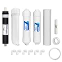 80 GPD RO Membrane Filter Cartridge Reduces TDS by 96%-98% Compatible Water Purifiers, Aqua Fresh & More –Ideal RO Replacement Cartridge for Up to 2000 TDS (Combo NO 3 B-M)