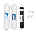 80 GPD RO Membrane Filter Cartridge Reduces TDS by 96%-98% Compatible Water Purifiers, Aqua Fresh &amp; More –Ideal RO Replacement Cartridge for Up to 2000 TDS (Combo NO 20 CU-SE-BM)
