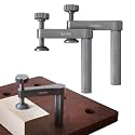 RUITOOL Bench Dog Clamp,3/4"（19mm) Stable Holdfast Dog Hole Clamp,Adjustable MFT Table Aluminum Table Clamps for Woodworking Tools - 2 Pack
