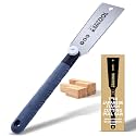 RUITOOL Japanese Hand Saw, 7 Inch Finish Cutting Pull Saw, Double Edge SK5 Flexible Blade Woodworking saw