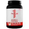 Rule 1 Proteins Source 7 Protein, Strawberries & Cream, 21 Servings
