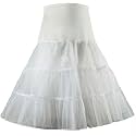 RULTA Women's 50s Vintage Petticoat 26" Crinoline Rockabilly Tutu Skirt Slip S-L…
