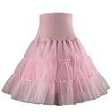 RULTA Women's 50s Vintage Petticoat 26" Crinoline Rockabilly Tutu Skirt Slip S-L…