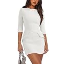 RUMIA Womens Fall Dress Crew Neck 34