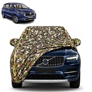rumion 100 waterproof car cover  dustproof sun protection cover  soft cotton lining  triple stitched  mirror pocket  antenna pocket  all weather body cover army