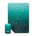 Rumpl Fleece Puffy Blanket, 1-Person, Jade Fade