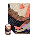 Rumpl Fleece Puffy Blanket, 1-Person, Valley Dawn