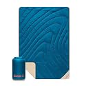 Rumpl Fleece Puffy Blanket, 1-Person, Seascape Cream