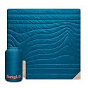 Rumpl Fleece Puffy Blanket, 2-Person, Seascape Cream