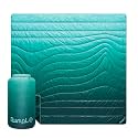 Rumpl Fleece Puffy Blanket, 2-Person, Jade Fade