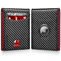 RUNBOX AirTag-Wallet-Mens-Slim-RFID Blocking Wallets Leather with Bill Compartment Air Tag Bifold Card Holder Wallet Gifts for Men Dad