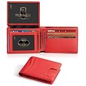 RUNBOX Wallet for Men -Slim Rfid Leather Mens Bifold Novelty Wallets 2 ID Window With Gift Box Men's Accessories