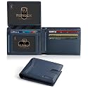 RUNBOX Wallet for Men -Slim Rfid Leather Mens Bifold Novelty Wallets 2 ID Window With Gift Box Men's Accessories