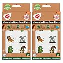 100% Natural Mosquito Repellent Cute Animal Patches For Kids - 30 Patches - Pack of 2 - Deet-Free - Waterproof Patches for Babies with 24 hrs Protection from Dengue, Malaria, Chikungunya