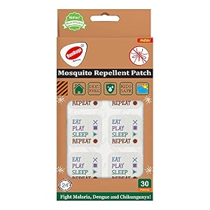 100 natural mosquito eat -play patches for baby adults24-hour protectioneat play sleep repeat mosquito patches protects from dengue chikungunya amp malaria 30 patches pack of 1
