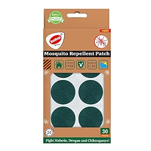 natural mosquito patches for baby adults24-hour protection deet-free citronella amp lemongrass oil protects from dengue chikungunya amp malaria 30 patches green