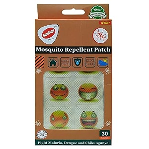 100 natural mosquito repellent patches for kids - 30 patches - pack of 1- deet-free - waterproof - natural mosquito patches for babies 12 hrs protection from mosquito