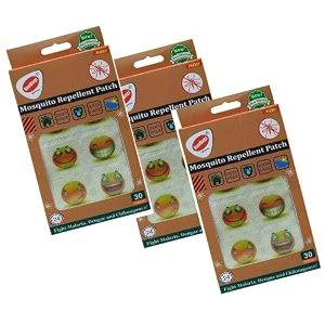 100 natural smiley mosquito patches for babies with 12hr protection  with citronella lemongrass amp eucalyptus oil protects from dengue malaria chikunguniya 30 patches pack of 3